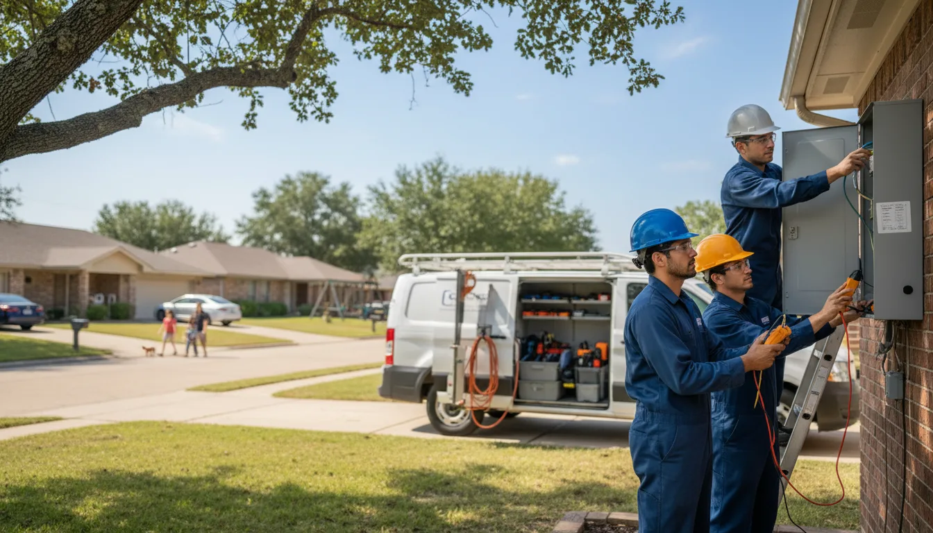Certified electrician providing emergency electrical services in Oracle, AZ